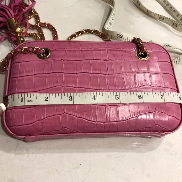 BCBG Maxazria Pink leather evening bag💕💕 - Picture 3 of 8